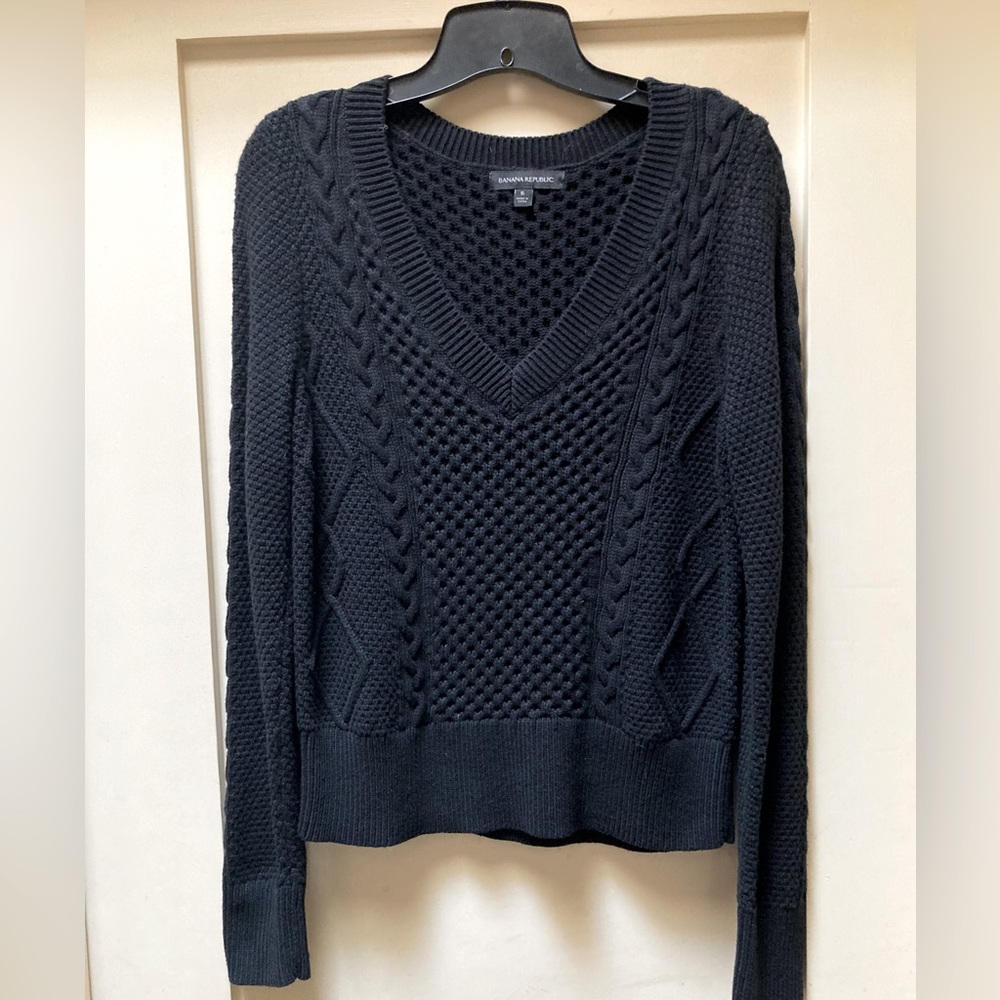 Cable knit sweater